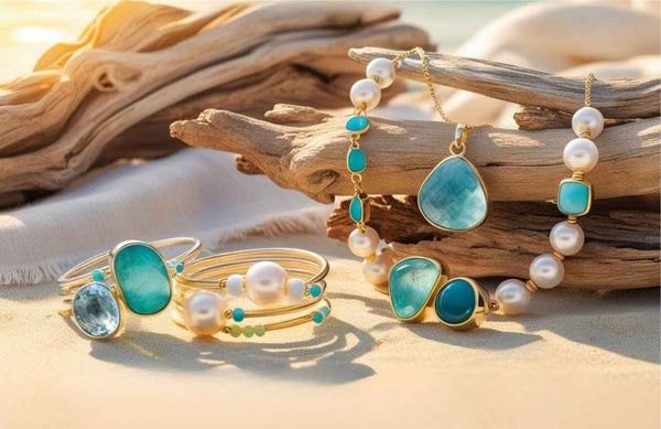 Biżuteria na lato z kamieni naturalnych i pereł
