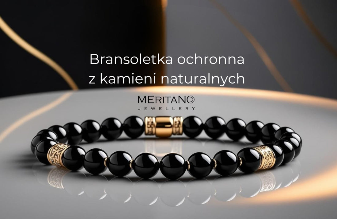 Bransoletka ochronna z kamieni naturalnych