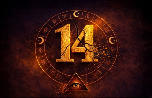 Liczba karmiczna 14 – symbol liczby 14 w kręgu zodiaku, motyw zmiany kierunku i decyzji