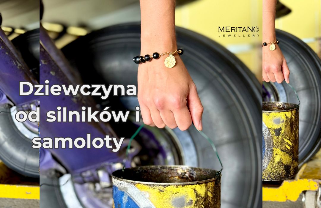 Ręka z bransoletką na nadgarstku trzymająca puszkę z olejem