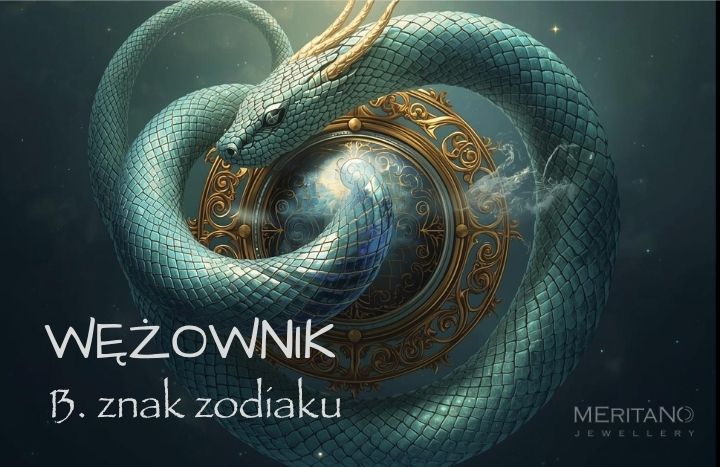 Zielono złoty wąż - symbol wężownika - 13 znaku zodiaku