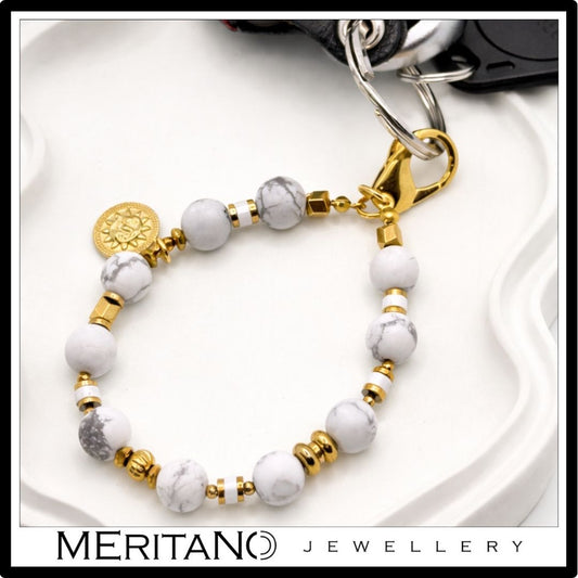 Brelok do kluczy damski - howlit | Naila N°0228