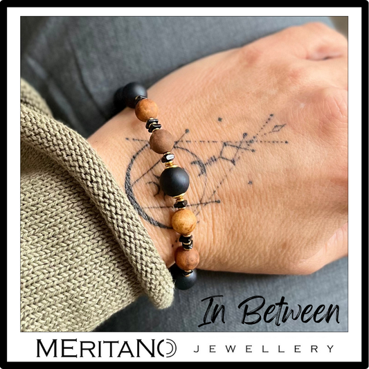 bransoletka unisex in between z agatem i spinelem bransoletka unisex in between z agatem i spinelem