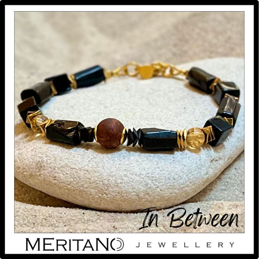 bransoletka z czarnym turmalinem In Between