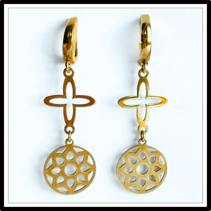 Złote kolczyki gwiazdy | Wytrwałość N°0077