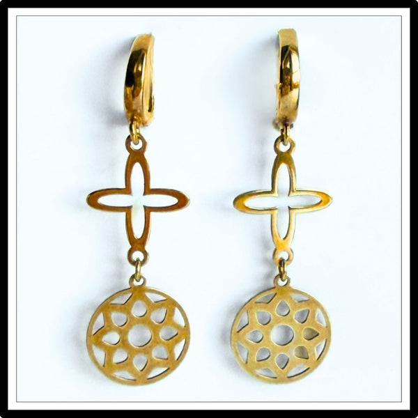 Złote kolczyki gwiazdy | Wytrwałość N°0077