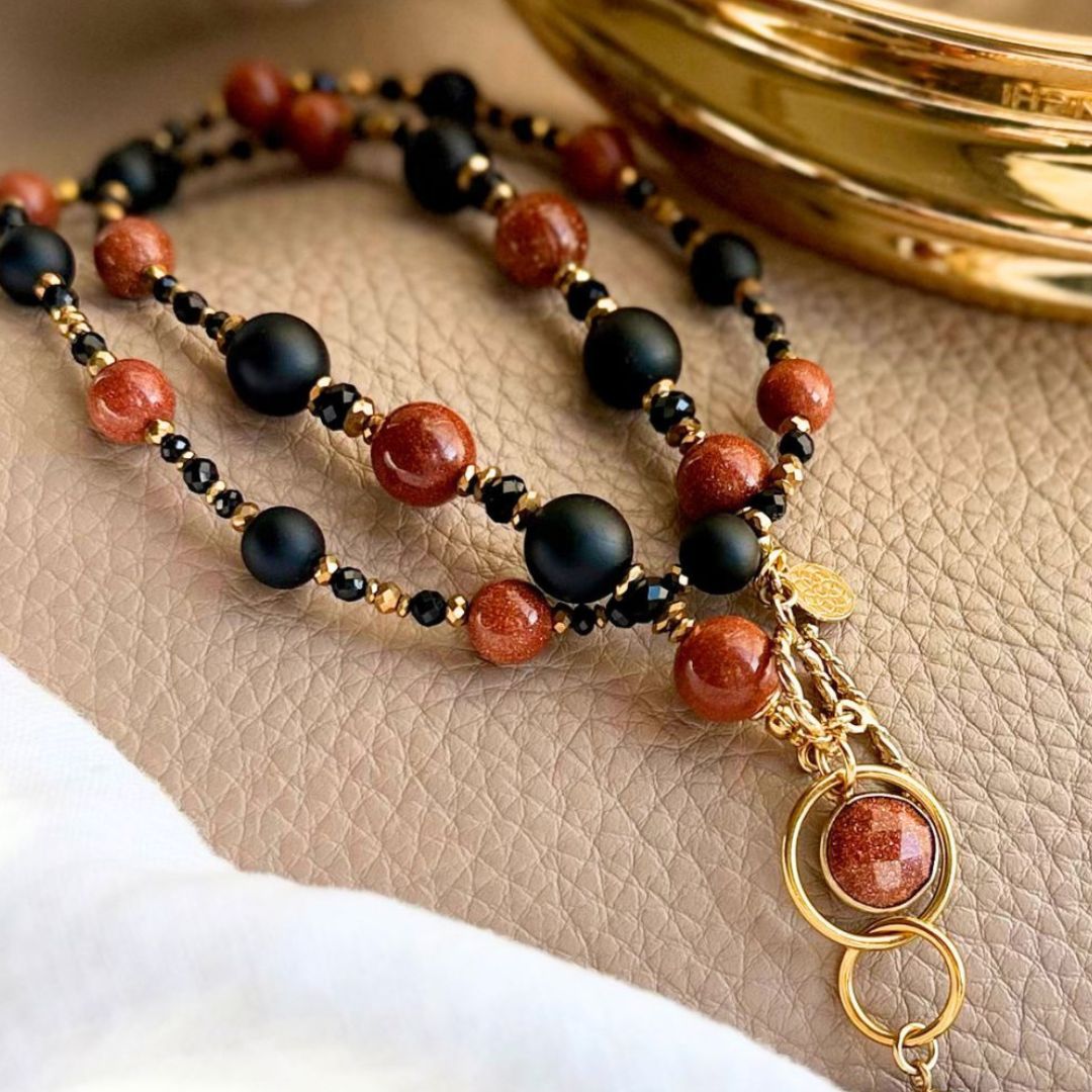 Naszyjnik turmalin z piaskiem pustyni - okładka filmu Meritano Jewellery